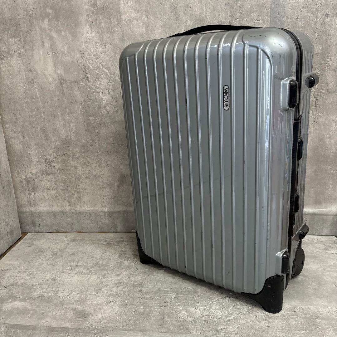 RIMOWA salsa 35L Silver 2-wheels Carry Case Suitcase 856 52 Travel