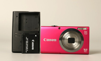 Canon PowerShot A2300 Digital Camera 16.0MP 5x Zoom Pink From