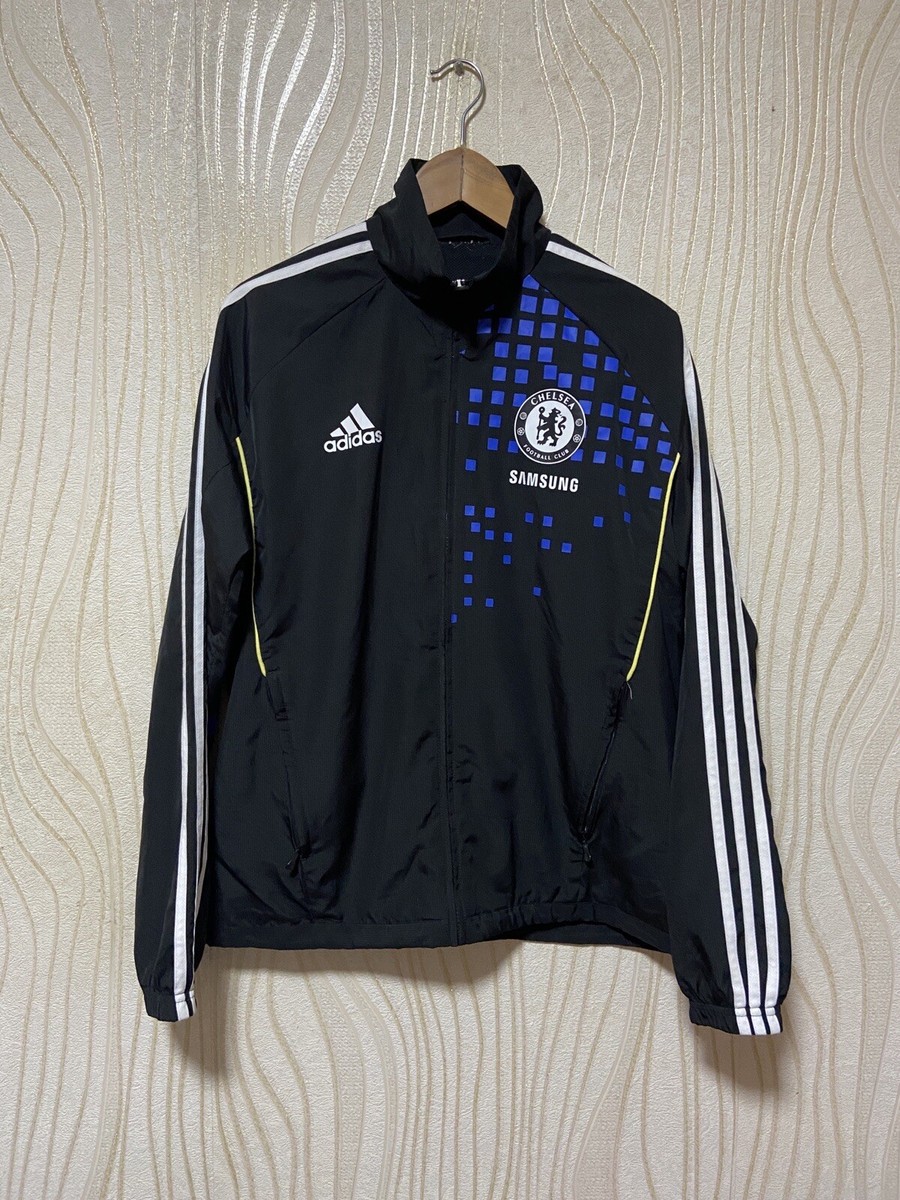 CHELSEA 2011 2012 PRE MATCH FOOTBALL SOCCER TRACK JACKET ADIDAS
