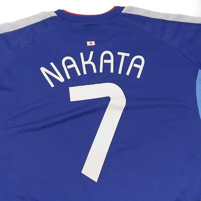 New Official Retro JFA Japan World Cup Hidetoshi Nakata Fan Soccer