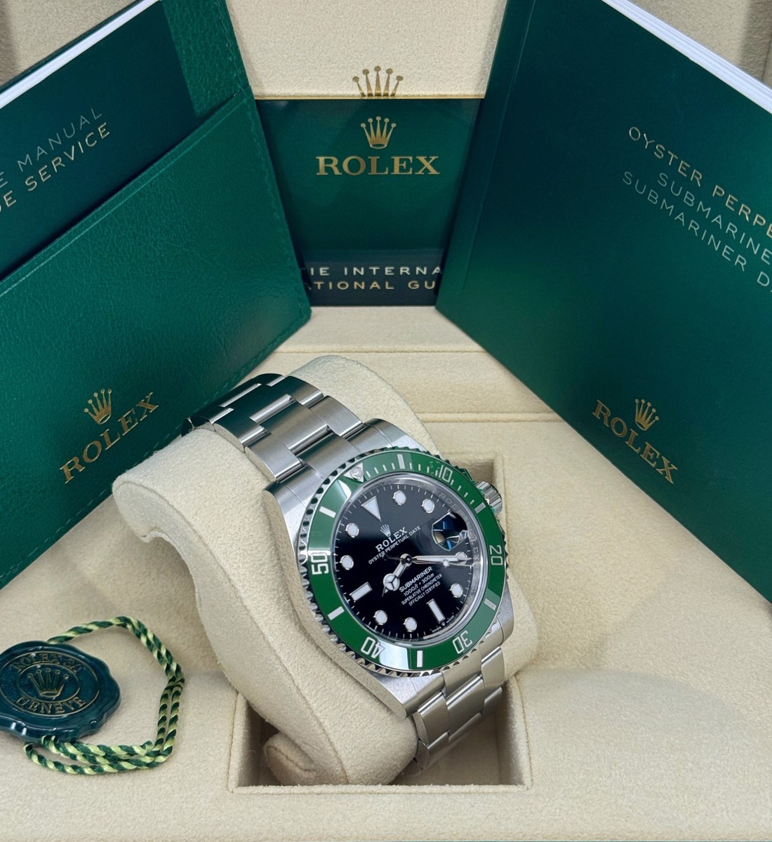 Unworn Rolex Submariner 41mm, Date, MKII, Kermit/Starbucks