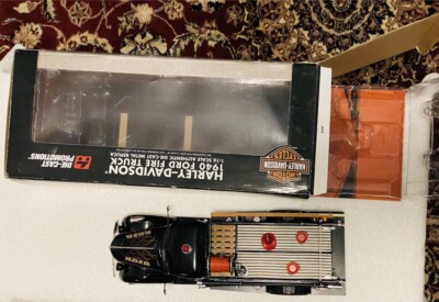 Harley Davidson 1940 Fire Truck 1:16 Scale Authentic DieCast Metal