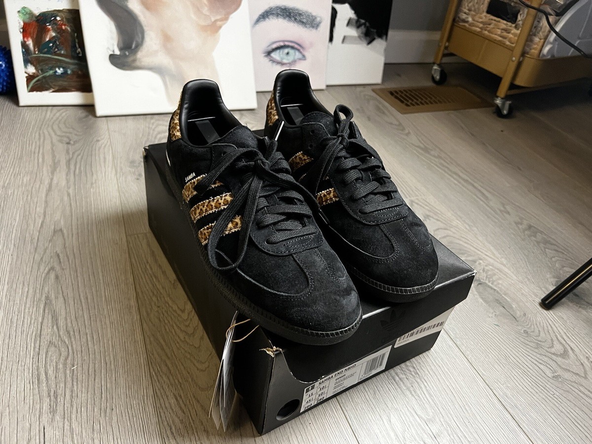Size 11 - adidas Samba x END. x Neighborhood Black Leopard 2021 | eBay