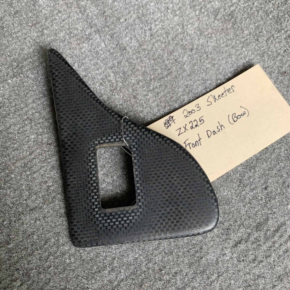 Skeeter Bass Boat ZX225 ZX200 Series Front Bow Trim Switch Panel