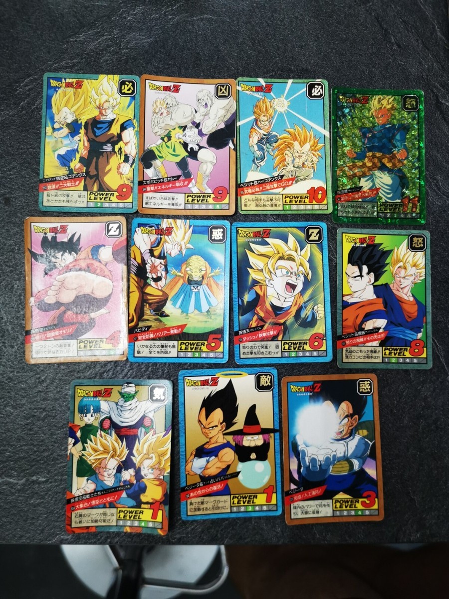 Dragon ball Z cards - Pack of 103 90's rare cards. (All
