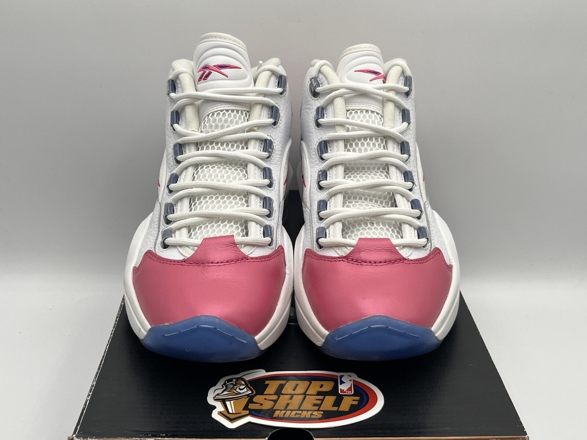 Reebok Question Mid Eric Emanuel Pink Toe 2020 Size 9 Used Rare