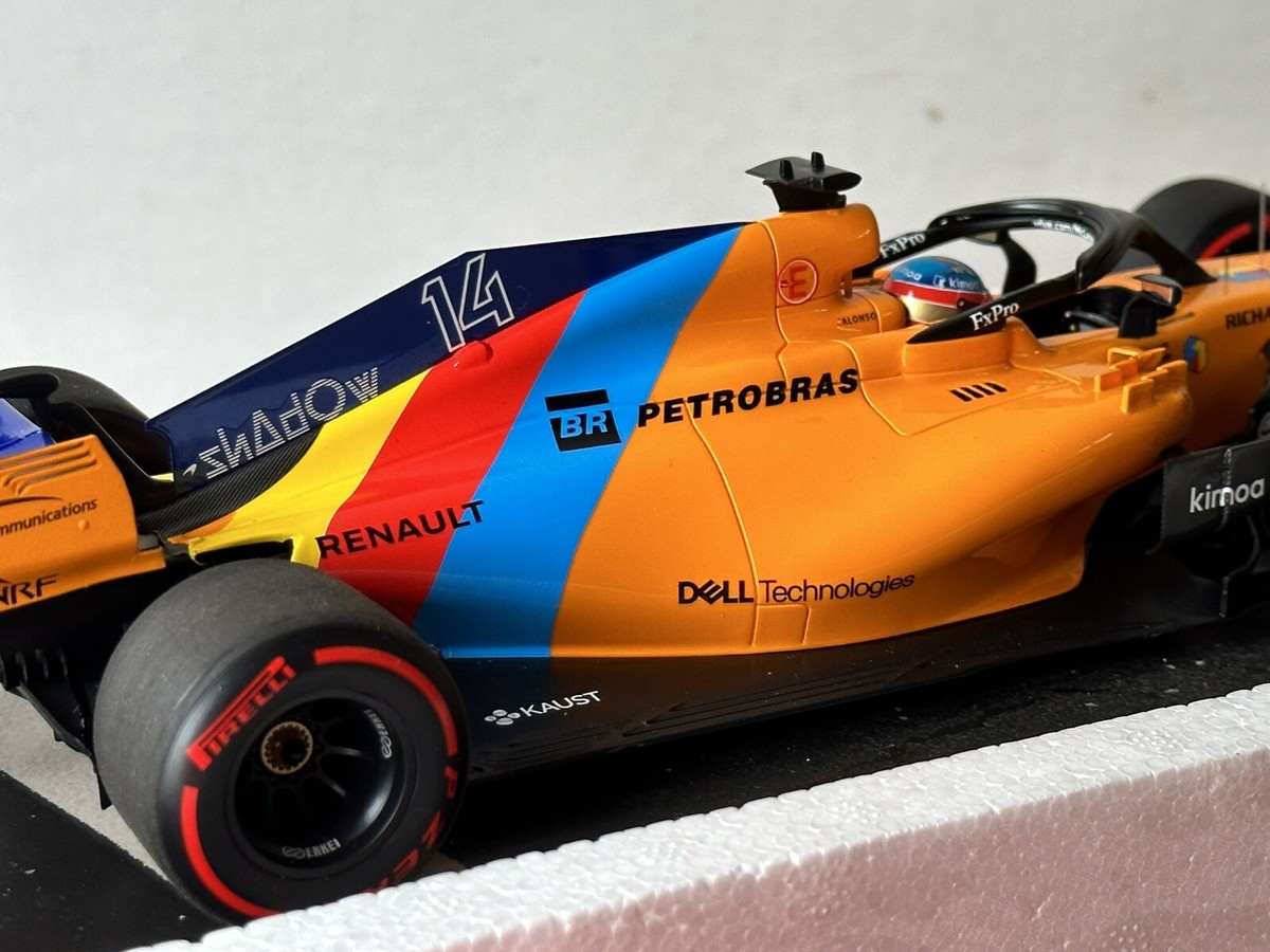 MINICHAMPS FERNANDO ALONSO McLAREN MCL33 2018 ABU DHABI GP 1/18