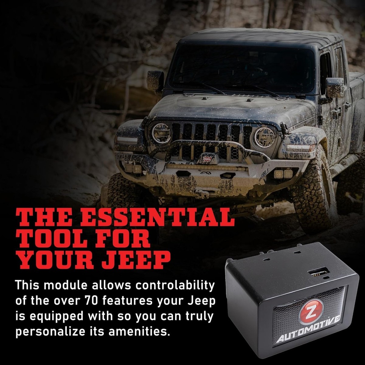 Z Automotive Tazer JL Mini Programmer for 2018-2026 Wrangler JL