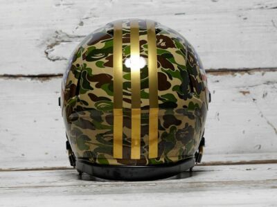 Bape X adidas Helmet Riddell Green Camo Football superbowl