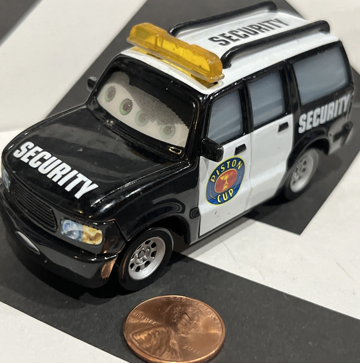 Disney Cars Movie Richard Clayton Kensington Piston Cup Security