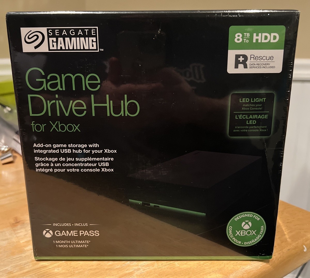 Seagate Game Drive Hub 8TB External Hard Drive USB for Xbox BRAND