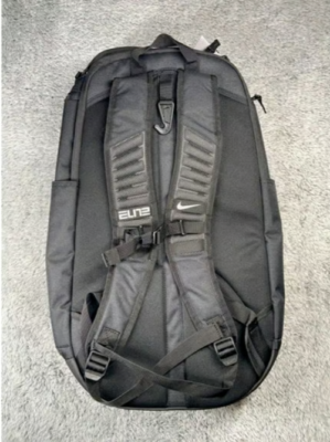 Nike Elite Hoops Pro Stripes Basketball Backpack Black Metallic