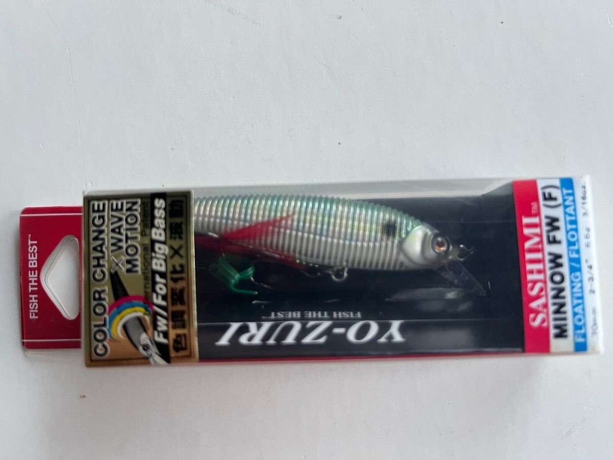 Yo-Zuri Sashimi Minnow Finesse Jerkbait Feathered Color Change X