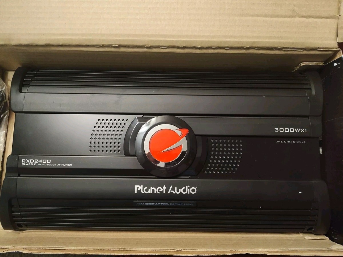 Old School Planet Audio RXD2400 American Made Audiophile Amp 3000W