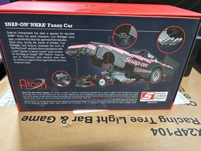 Snap On Lego NHRA Pink Funny Car Dragster 1:22 Scale New in Box