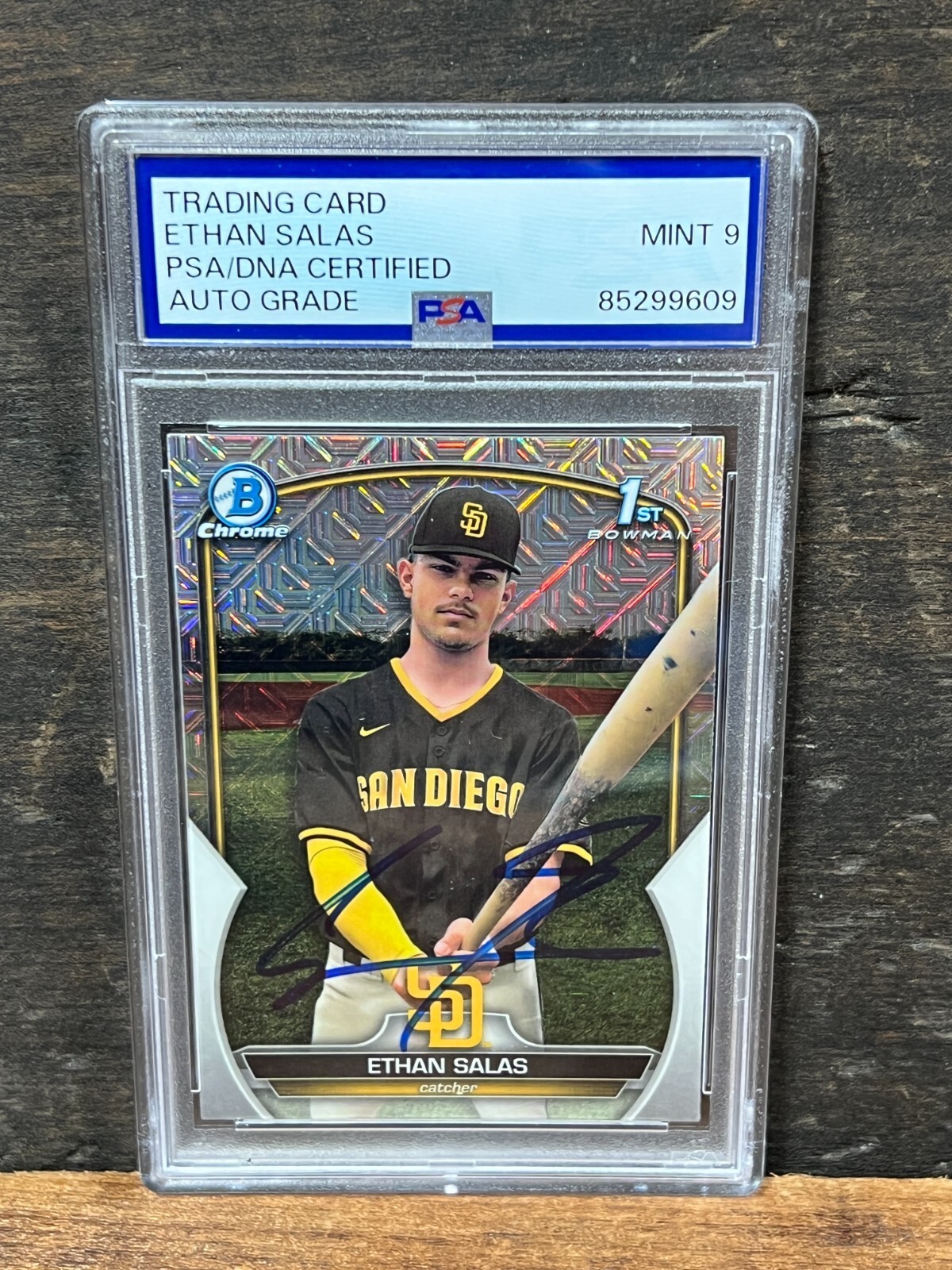 Ethan Salas 2023 Bowman Chrome #CPA-ESS Prospect Auto (1st) Price