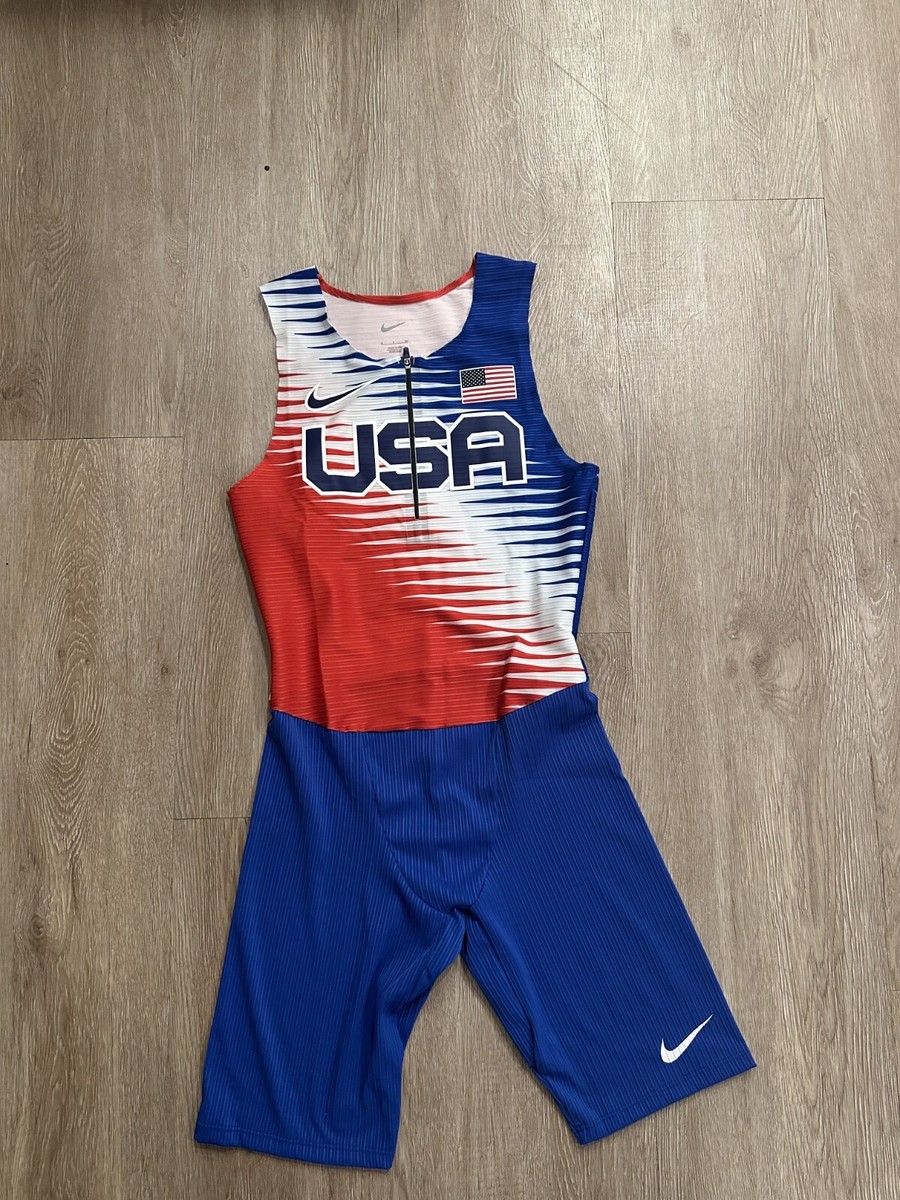 NIKE Pro Elite Team USA Track Speed Suit SIZE S NEW CV0001-636 | eBay
