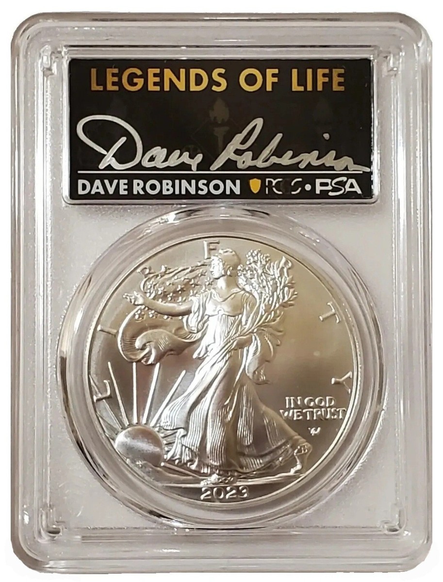 2023 1 Oz Silver $1 Legends of Life AMERICAN EAGLE PCGS MS70 FS