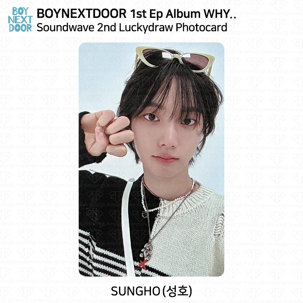 BOYNEXTDOOR WHY.. 2nd Lucky Draw Photocard M2U Power Station