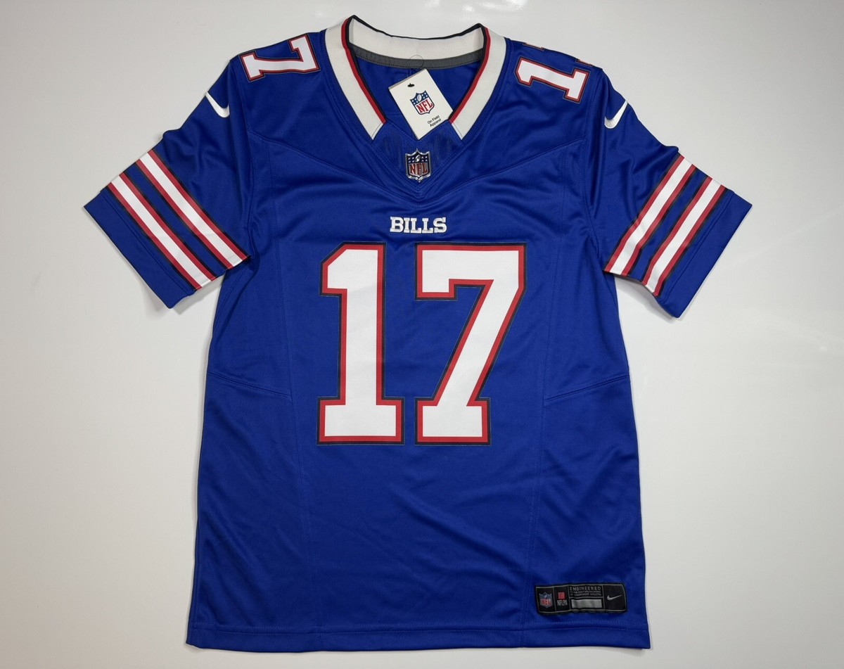 XL Josh Allen #17 Vapor FUSE Jersey Blue Buffalo Bills Authentic