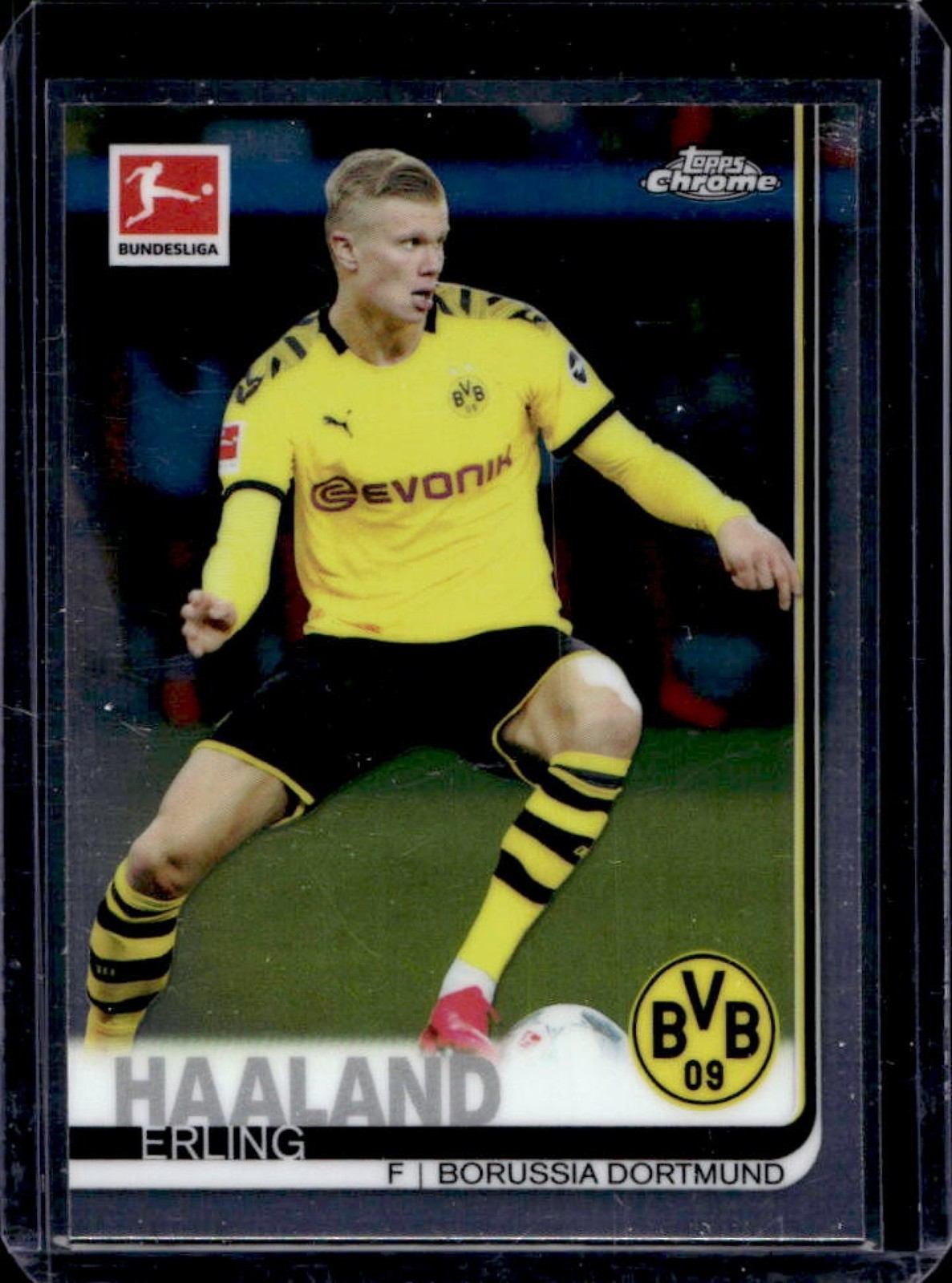 Erling Haaland 2019 Topps Chrome Bundesliga #72 Base Price Guide