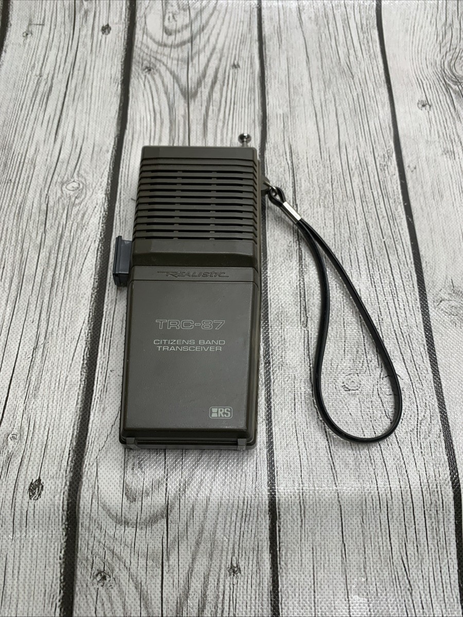 Realistic TRC-87 Walkie Talkie Citizen Band Transceiver UNTESTED