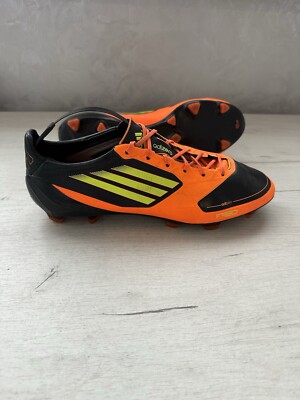 Adidas F50 Adizero FG Black Orange Football Soccer Cleats Boots