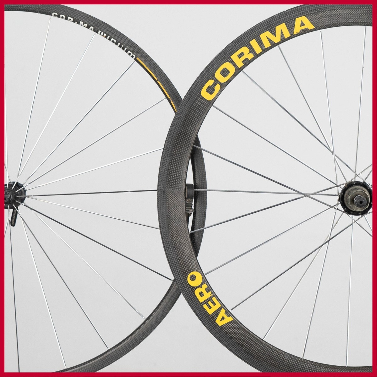 CORIMA AERO WINIUM CARBON VINTAGE WHEELSET TUBULAR WHEELS 700c 28