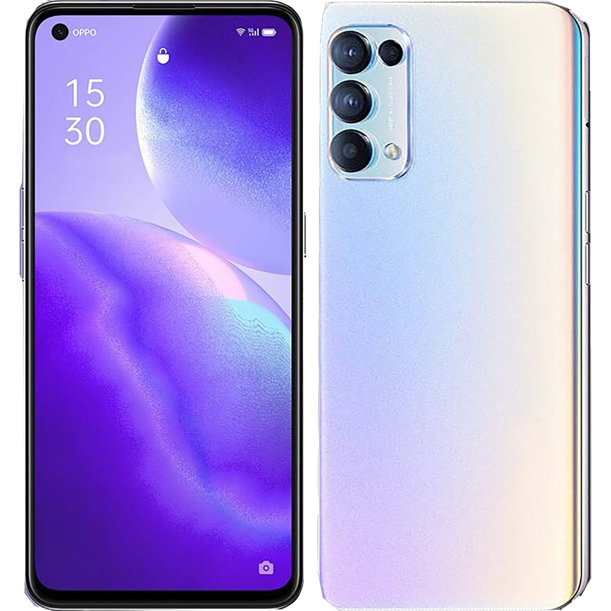 BNIB Oppo Reno5 5G Dual-SIM CPH2145 128GB ROM + 8GB RAM Silver