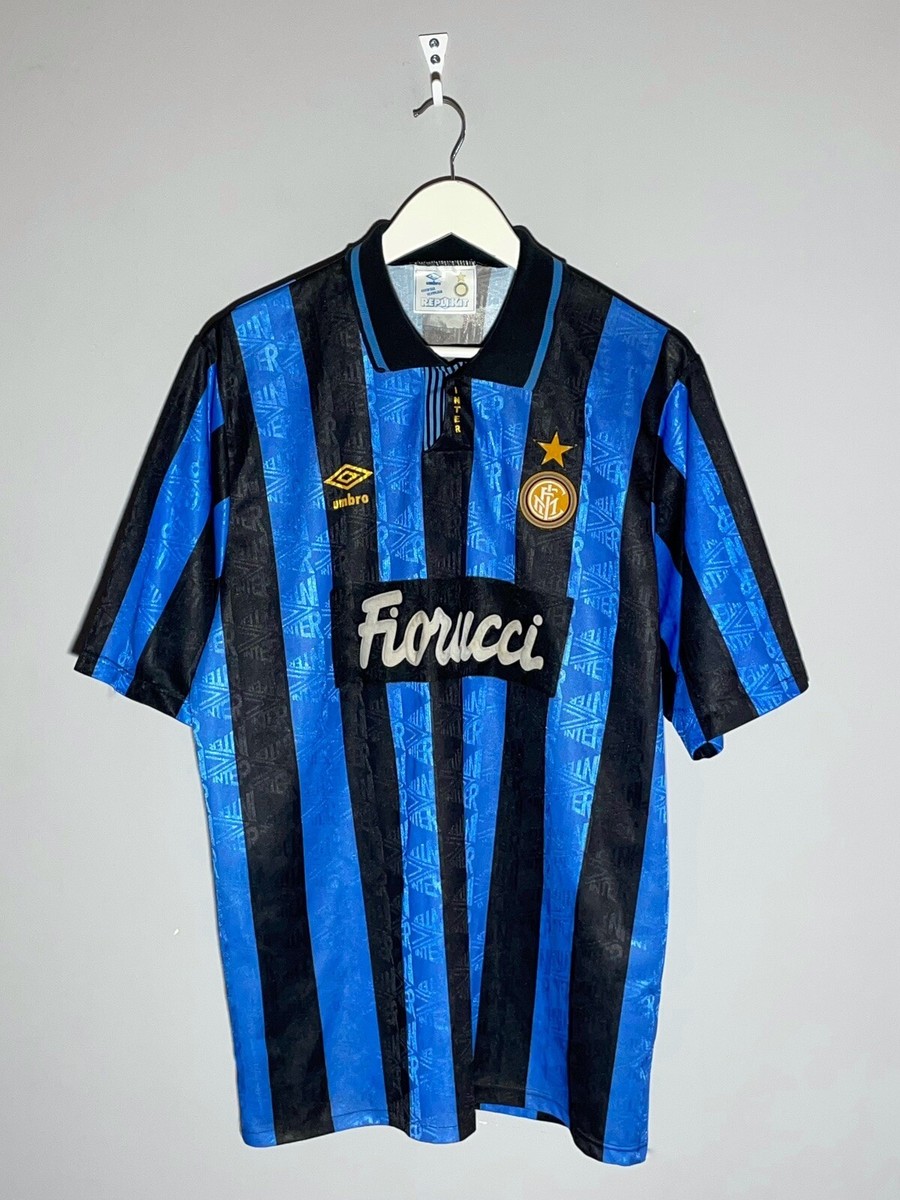Inter Milan Umbro 1992/94 Vintage Y2k Football Shirt Soccer Jersey