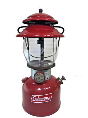 Coleman Model 200A Cherry Red Lantern “Sunshine Of The Night” BORN