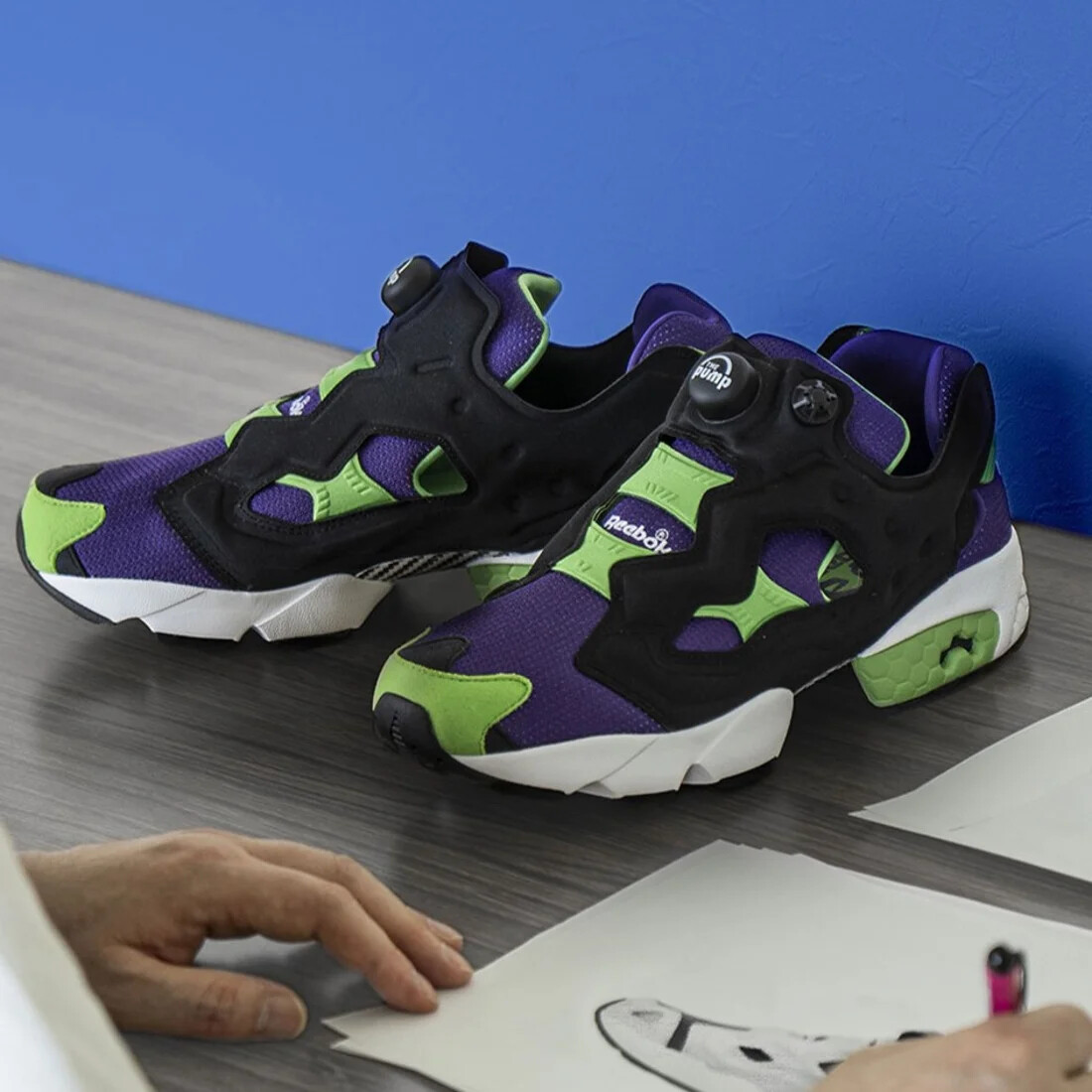 Reebok Instapump Fury 94 Lost OG Purple Black Green 100074690 Men