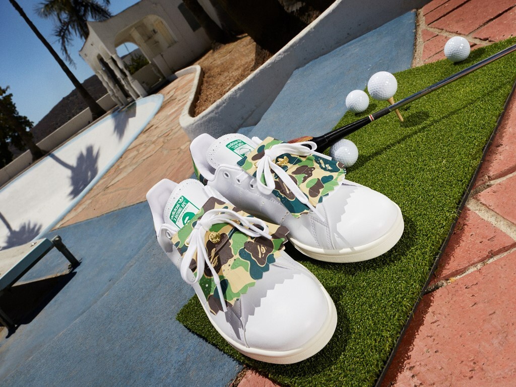 A BATHING BAPE X ADIDAS STAN SMITH GOLF SHOES 27.5CM UK9 US9.5 | eBay