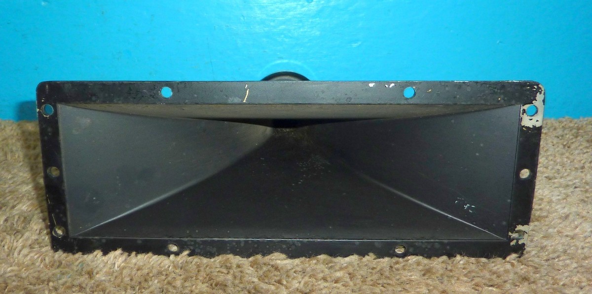 2 Vintage Magnavox Metal Horn Tweeter Speakers 580088-1 for sale