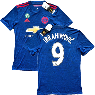 2016/17 Manchester United Away Jersey #9 Ibrahimovic Small Adidas