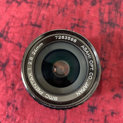 SMC Pentax 24mm F2.8 1:2.8 ASAHI Optical Prime Lens Fixed f/2.8