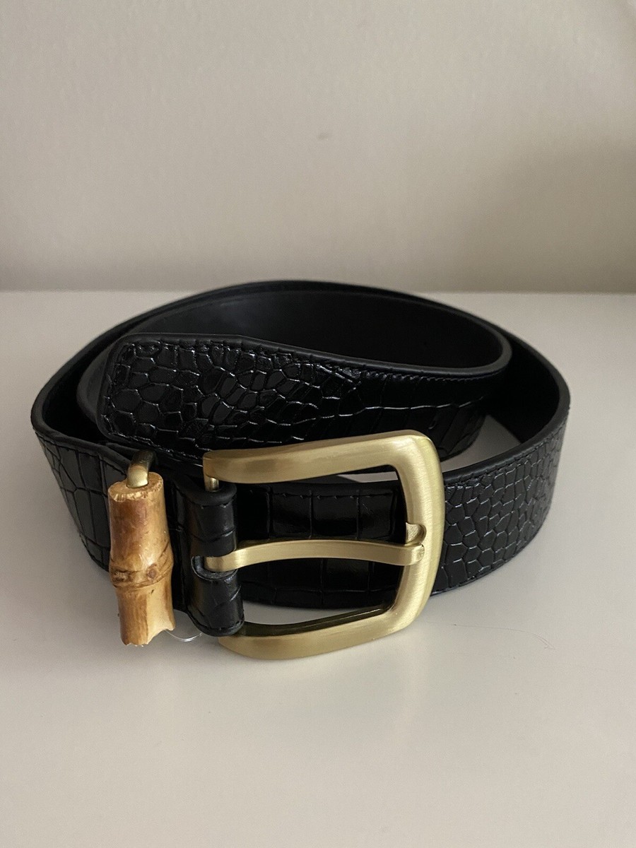 Stussy Men's Croc Leather Belt L-XL | eBay