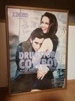 Drugstore Cowboy 1990 Video Japan Original Promo Poster B1 28x40in