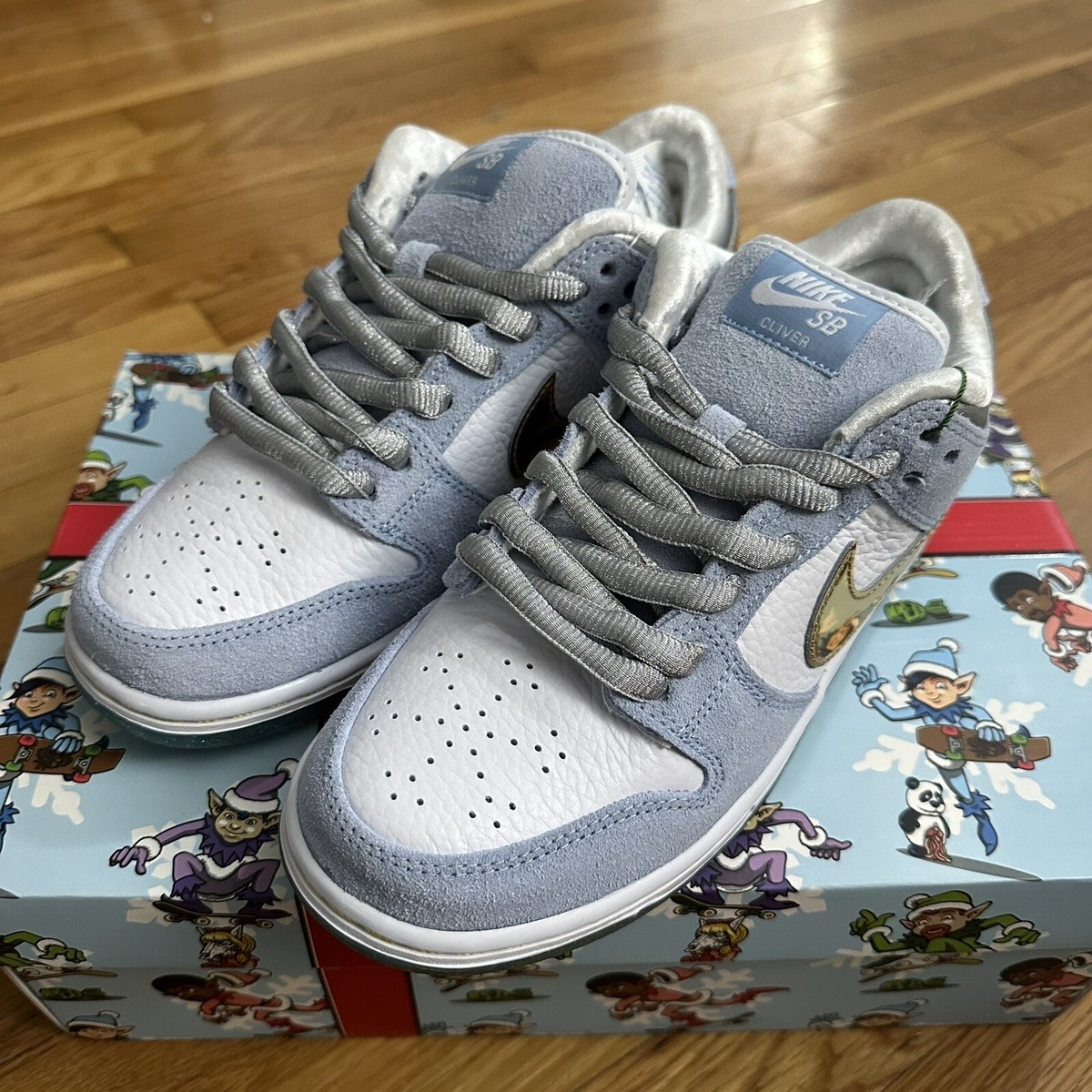 Size 8 Nike SB Dunk Low Sean Cliver Holiday Special Box 2020