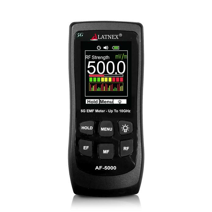 LATNEX AF-5000: Multi-Field 5G Radiation EMF Meter RF Detector