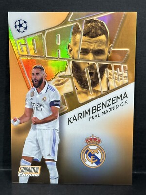 2022-23 Topps Stadium Club Chrome UCL GOAL FORCE Karim Benzema