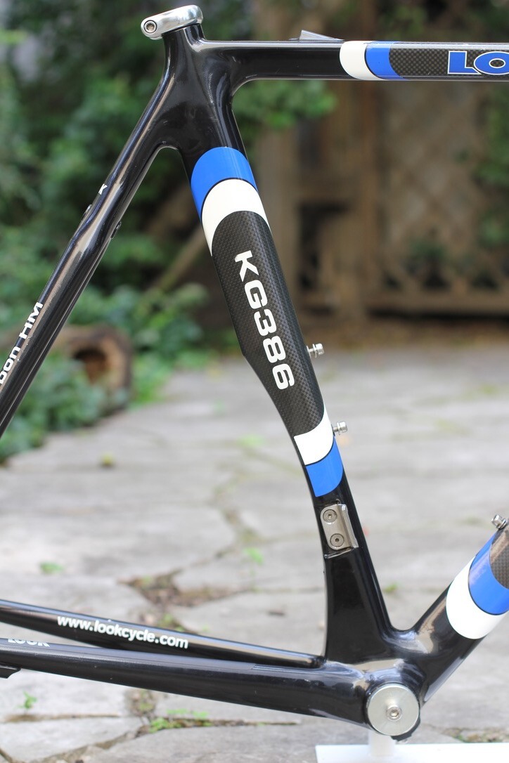 Look KG 386 Carbon Frame / 53 cm / Black Blue / 196 296 396 54 55