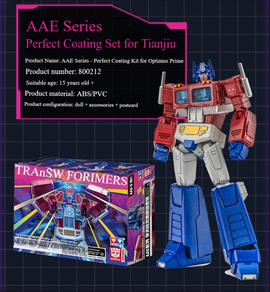 AULDEY Transformers AAE-S Optimus Prime Optimal Set Model Kit