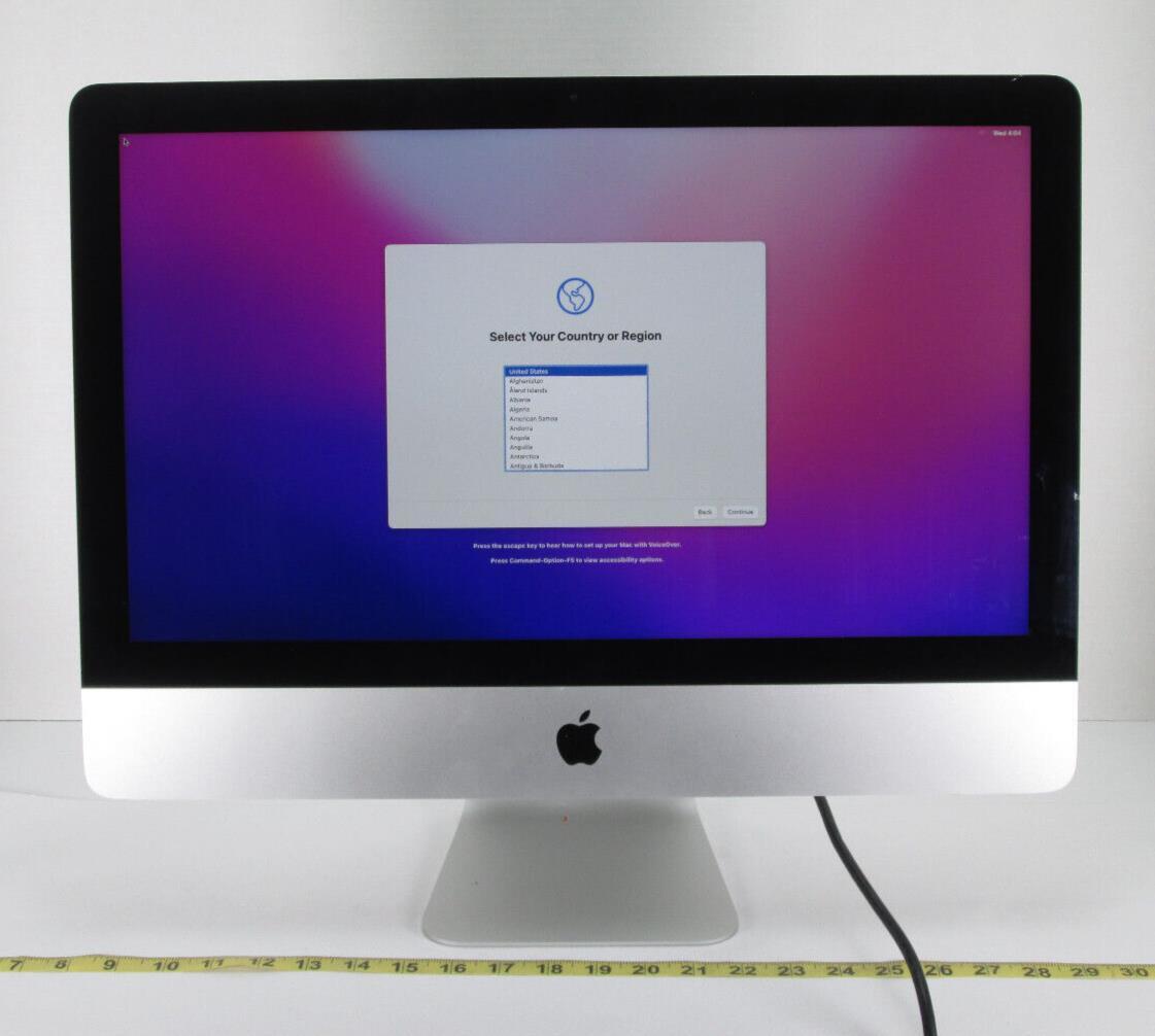 Apple iMac Mac Desktop Computer A1418 21.5