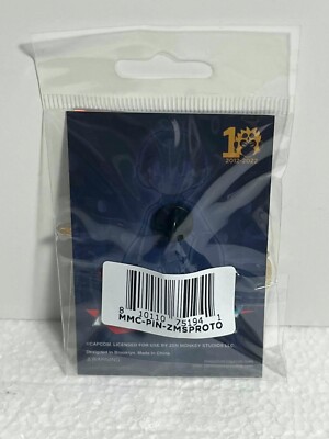 Megaman ZMS 10th Anniversary Proto Man LE Pin Zen Monkey studios