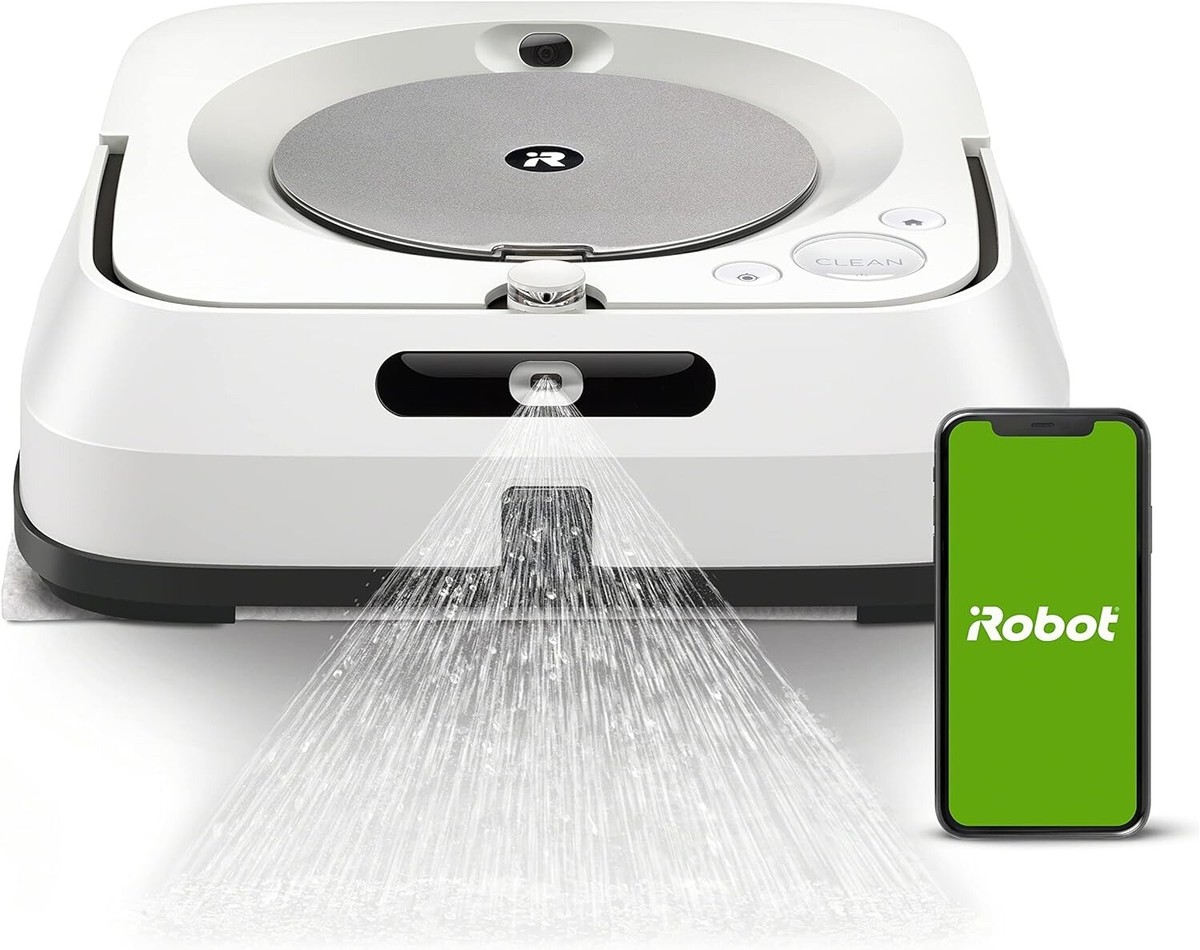 iRobot Braava Jet M6 (6110) Ultimate Robot Mop- Wi-Fi Connected