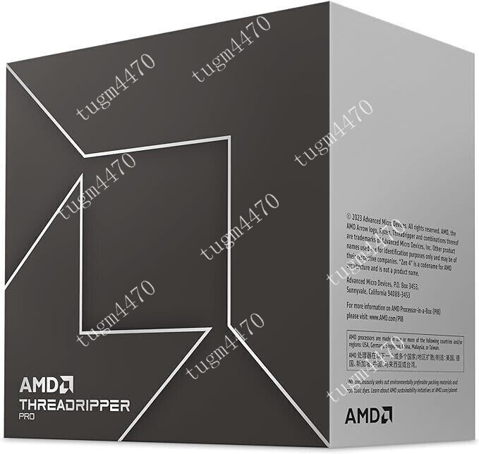 AMD Ryzen Threadripper PRO 7995WX CPU processor 2.50-5.15GHz 96C