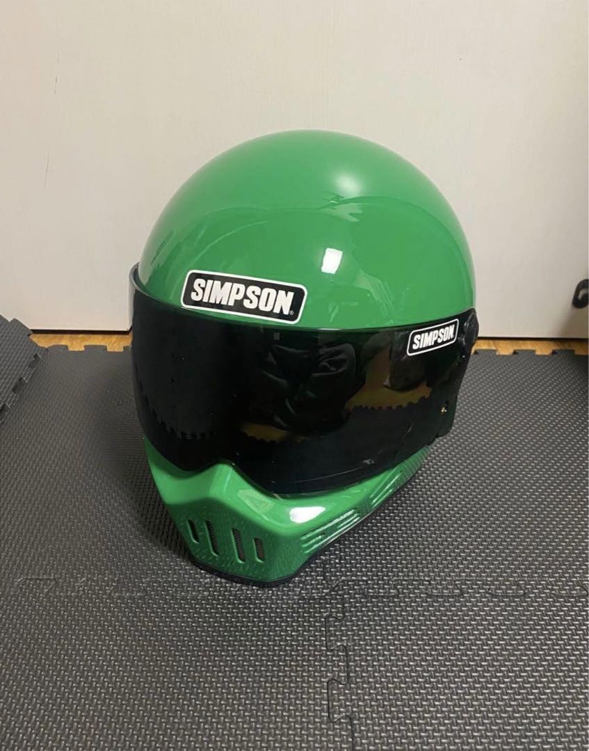 SIMPSON Full Face Helmet M30 Limited Edition Color Green M size