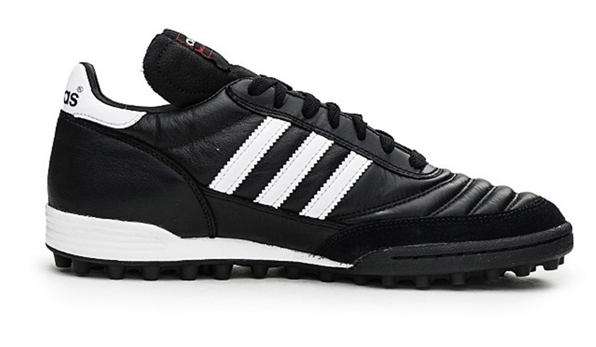 Adidas Men Mundial Team TURF Cleats Futsal Black White Shoes