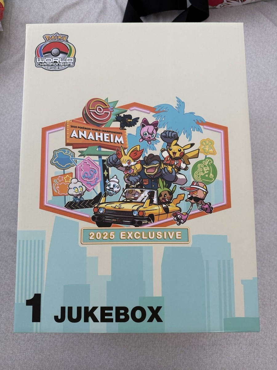 Exclusive Pokemon Worlds Championships 2025 Jukebox Jigglypuff